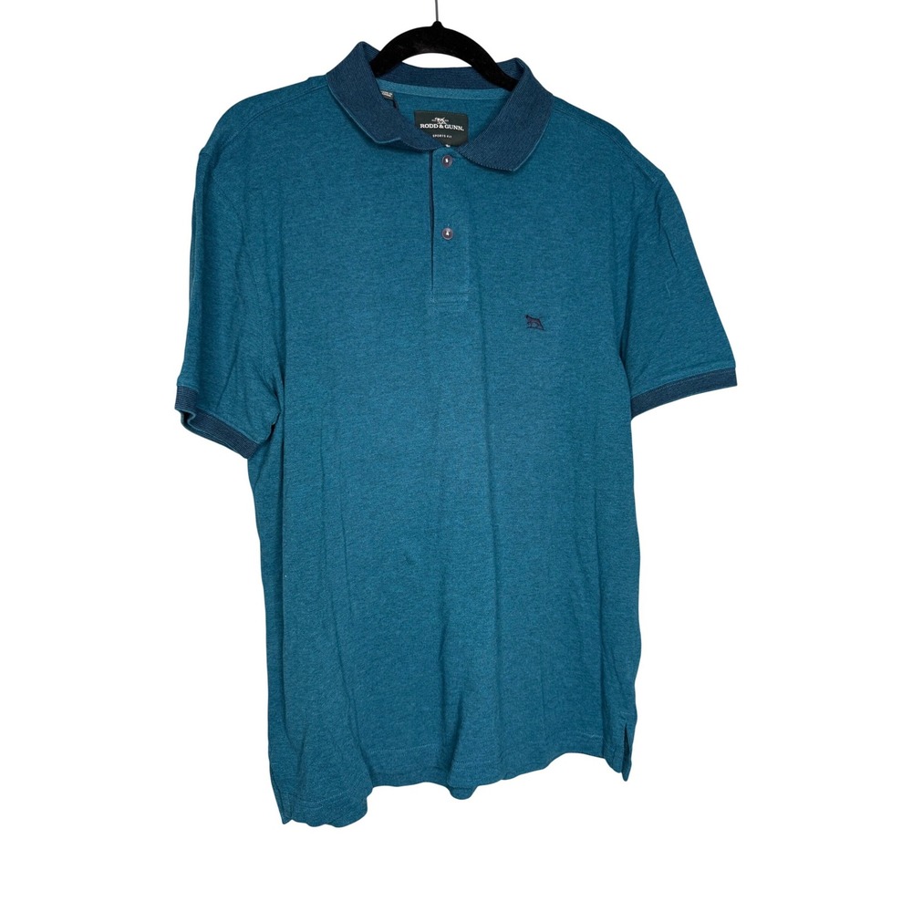 NWT Rodd & Gunn‎ New Haven Sports Fit Polo in Pacific blue